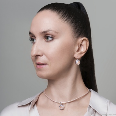 Серьги Fiore Luna, Dusty Pink Delite, A1902.M01 R/S Серьги Fiore Luna, Dusty Pink Delite, A1902.M01 R/S